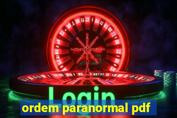 ordem paranormal pdf