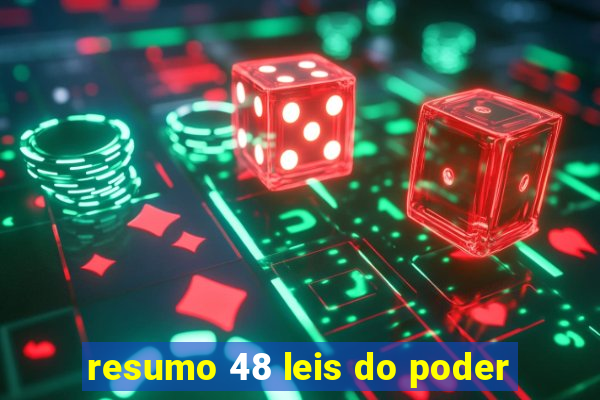 resumo 48 leis do poder