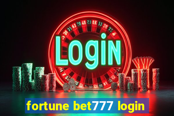 fortune bet777 login