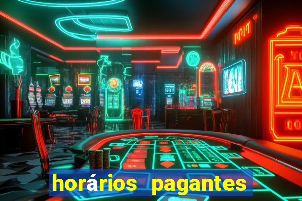 horários pagantes fortune tiger madrugada