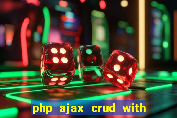 php ajax crud with datatables and bootstrap modals