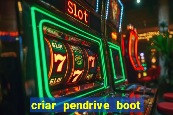 criar pendrive boot windows 10