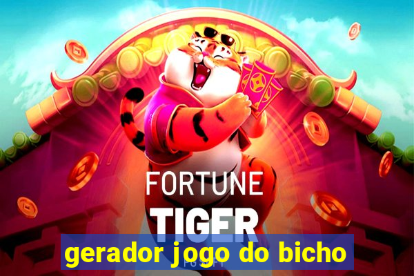 gerador jogo do bicho