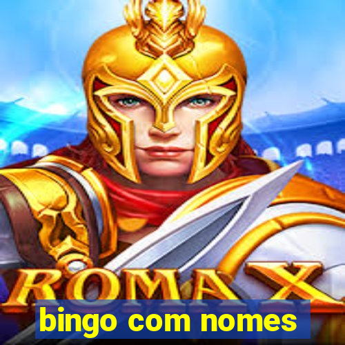 bingo com nomes