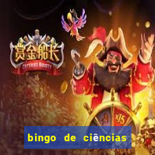 bingo de ciências 6 ano