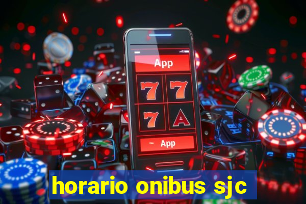 horario onibus sjc